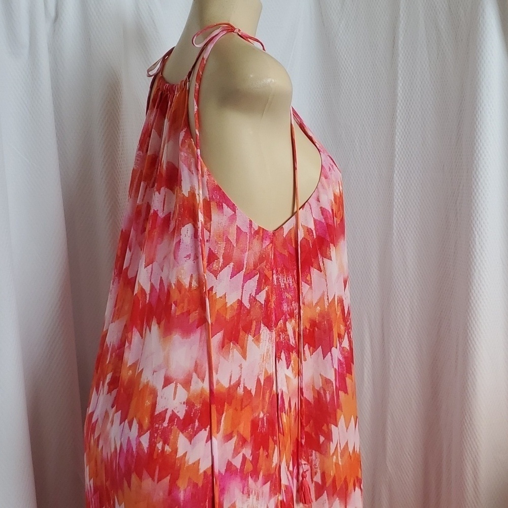 Show Me Your Mumu Rochester Maxi Dress With Side Split Red Size S - Picture 10 of 14